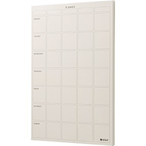 NAGA magnetisk ugetavle 40x60 cm - beige