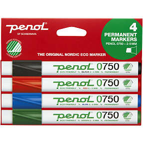 Penol 0750 permanente markere 4-pak