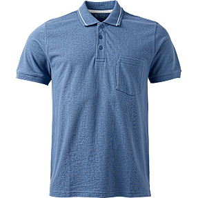 VRS herre polo str. L - lyseblå