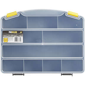 Probuilder organizer 10'' med 10 rum - grå