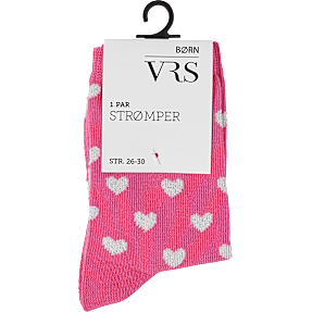 VRS børne strømper str. 26/30 - printet