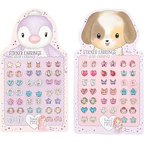 Princess Mimi sticker øreringe – flere varianter - assorteret