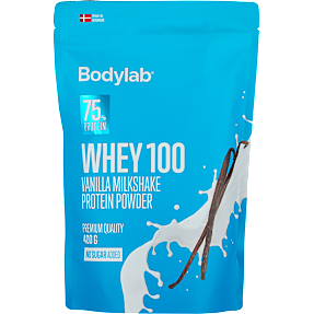 Proteinpulver m. vaniljesmag u. tilsat sukker
