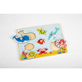 Safari/hav træpuslespil - flere varianter - assorteret