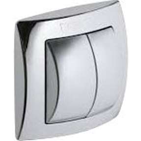 GEBERIT Prego Pneumatisk trykknap dobbeltskyl krom