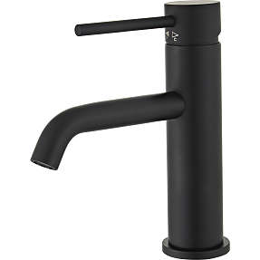 Håndvaskarmatur - mat sort