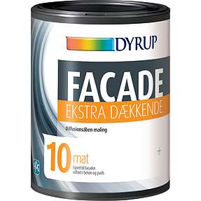 Dyrup facade 0,75 liter - hvid