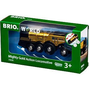 BRIO 33630 guldfarvet actionlokomotiv