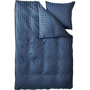 MAISON sengetøj 140x220 cm - dobby strib blå