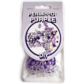 Perle-Pop perler - lilla