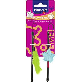 Kattelegetøj m. pind