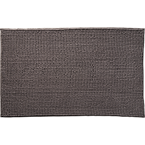 Chenille bademåtte - grå