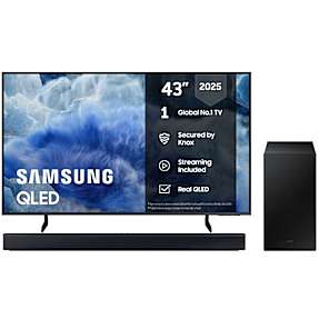 Samsung 43" QLED TV TQ43Q8F + HW-B46CF Soundbar