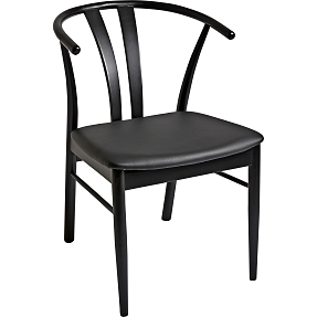 Dolleris spisebordsstol - sortmalet eg