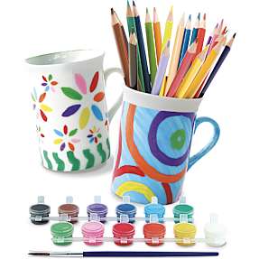 DIY porcelænskrus 2-pak