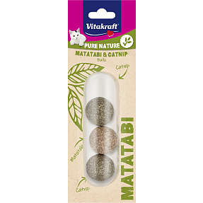 Kattelegetøj Matatabi bolde 3 stk.