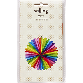 Salling vifte Ø: 30 cm - multifarvet