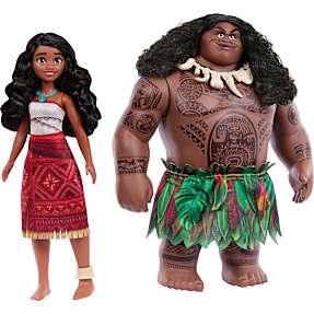 Disney Vaiana og Maui Voyager dukkesæt