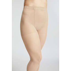 VRS 2-pak strømpebukser med panelkile crepe str. 2XL - ambre