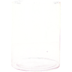 Glasvase cylinderformet  15 x 20 cm - klar