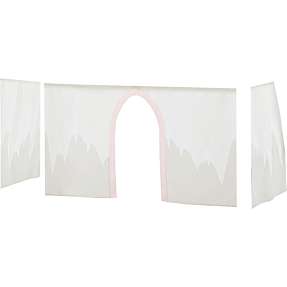 Hoppekids Winter Wonderland forhæng til halvhøj- og køjeseng 70x160 cm