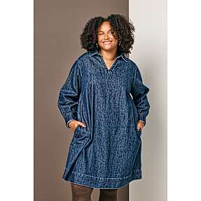 VRS dame kjole str. 48 - blå