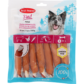 Tyggepinde S m. kylling og gulerødder