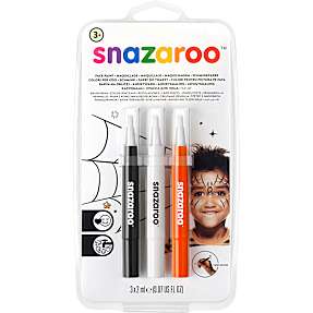 Snazaroo ansigtsmaling 3 stk.