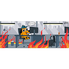 Evensteven musemåtte - kontorliv