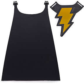 Black Adam udklædning - kappe og brystplade