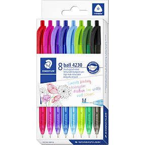 Staedtler kuglepenne 8-pak