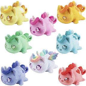 Aphmau MeeMeow enhjørning bamse 15 cm - assorteret