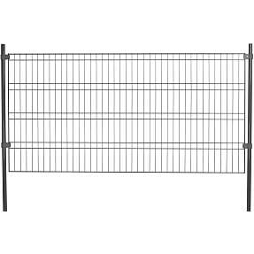 HORTUS panelhegn 100 cm, hegnspakke 4 fag - grå