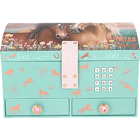 Miss Melody smykkeskrin - grøn