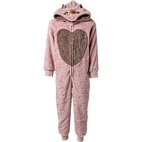 VRS børne heldragt str. 146/152 - rosa