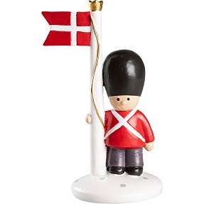 Soldat med flag H:12,7 cm - Dannebrog
