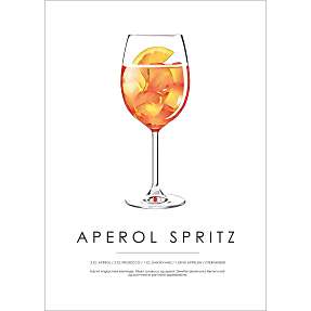Aperol Spritz - 30x40 cm
