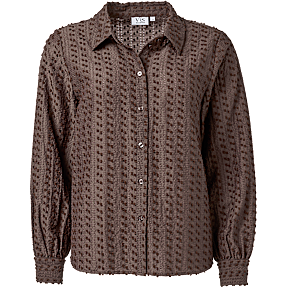 VRS dame skjorte str. XL - brun