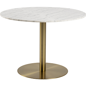 Corby spisebord - hvid marmor