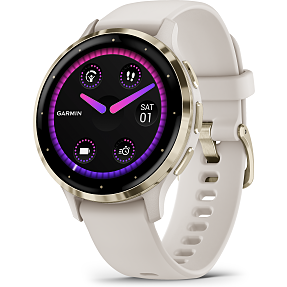 Garmin Venu 3S smartwatch - Ivory