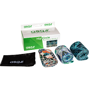 ASG tekstil træningselastikker med mønster 3-pak