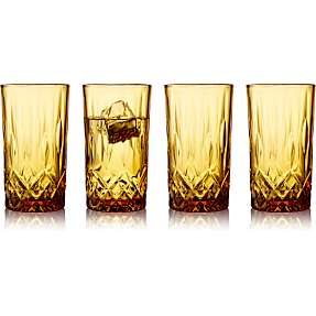 Lyngby Glas highballglas (38 cl) - gul