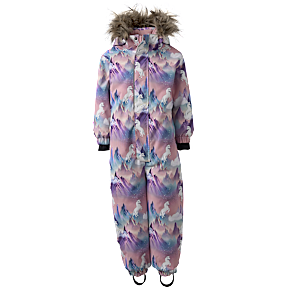 VRS børne flyverdragt str. 110 - lilla