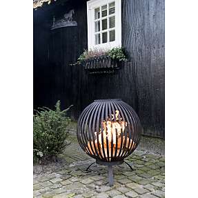 Peoria bålfad rund - sort