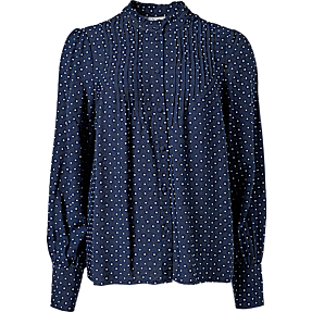 VRS dame bluse str. L - navy