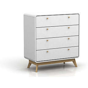 Caitlin kommode - hvid