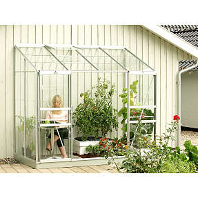 Ida 3300 vægdrivhus - aluminium