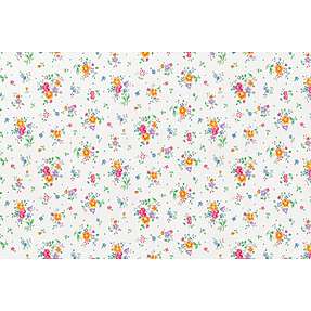 Design folie sunflor - hvid med blomster