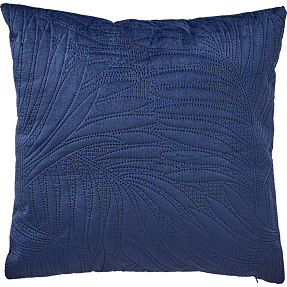Salling pyntepude - velour blå