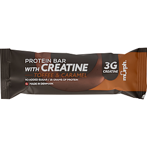 Proteinbar m. kreatin og karamelsmag
